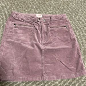 Pink corduroy skirt